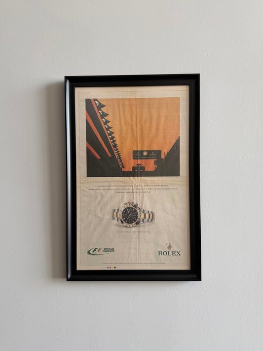 Rolex Daytona – Bir Yarışın Sessiz Tanığı Orijinal Gazete