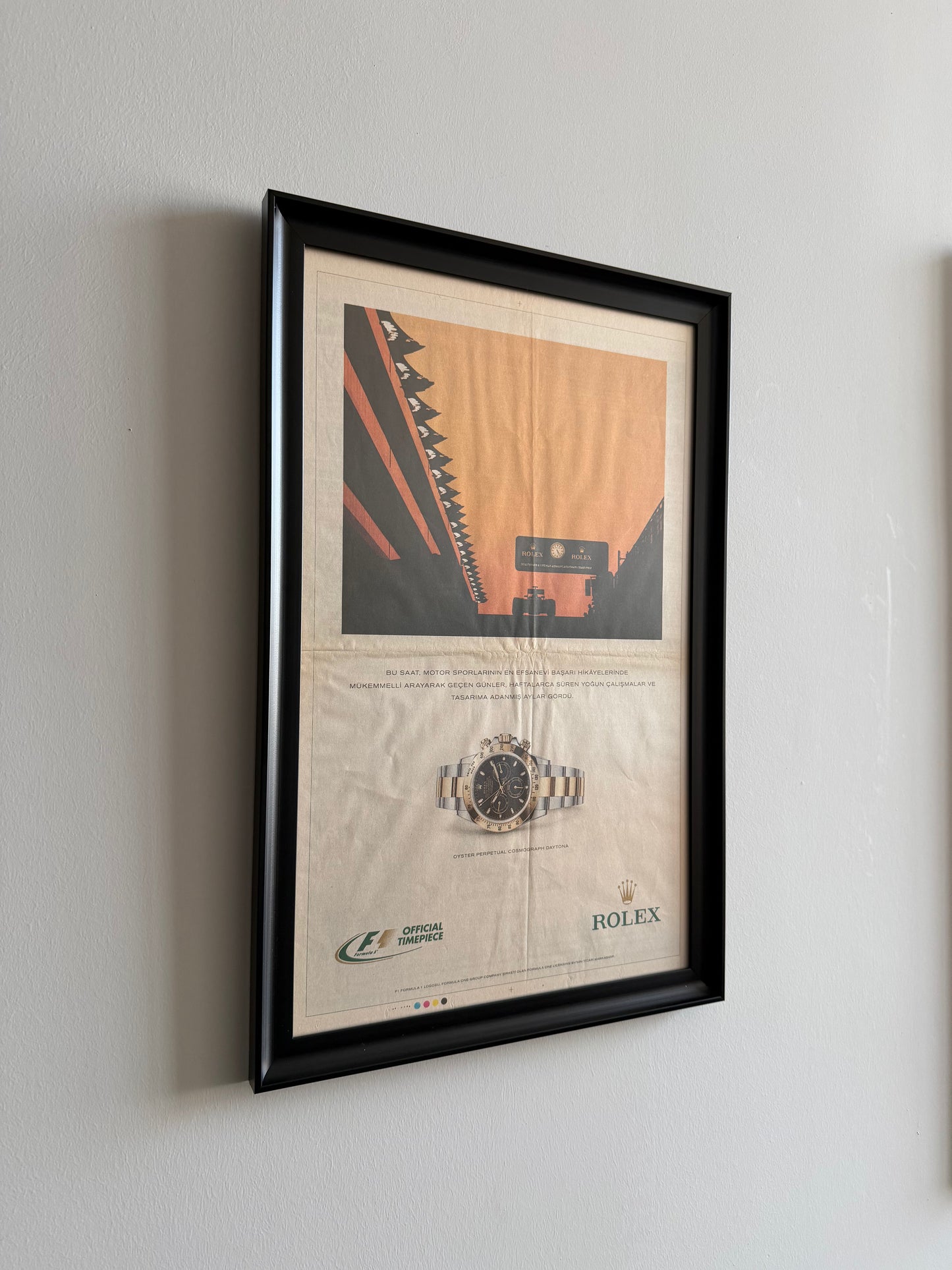 Rolex Daytona – Bir Yarışın Sessiz Tanığı Orijinal Gazete