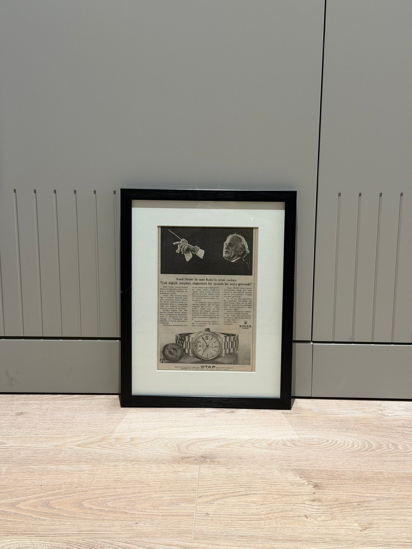 Rolex 1980ler Orijinal Gazete Reklamı
