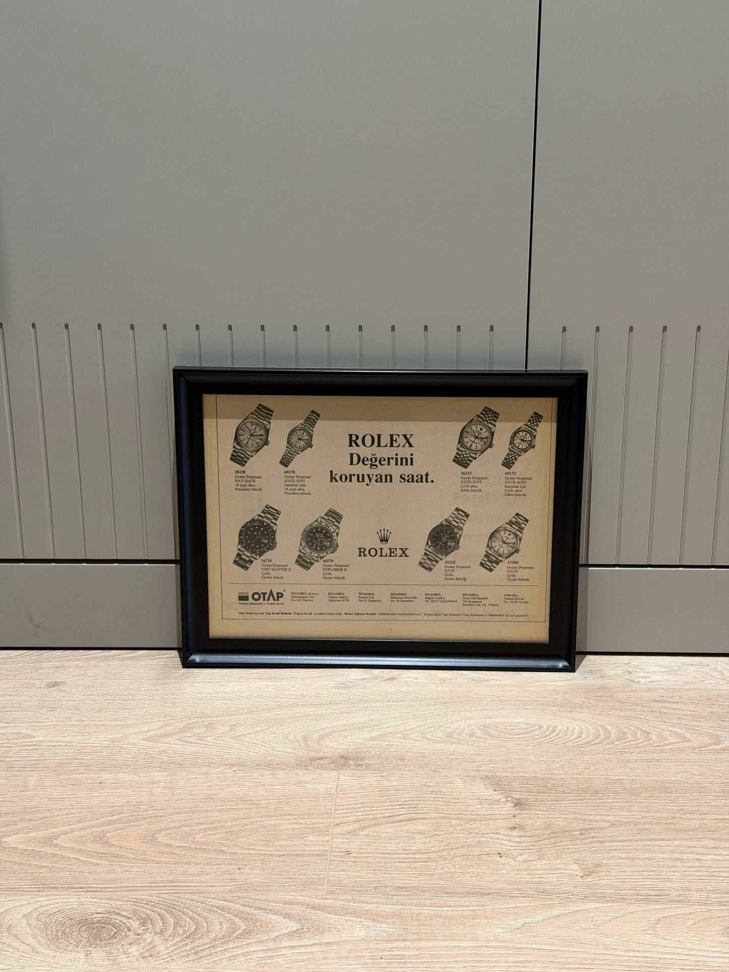 Rolex değerini koruyan saat...