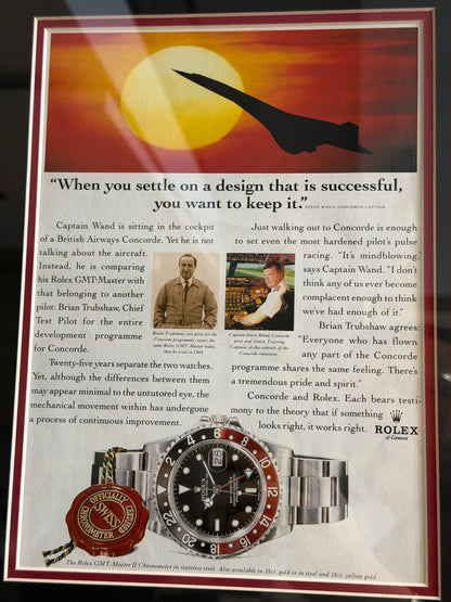 Rolex Coke. Orijinal Dönem Reklamıdır (Sonradan Baskı Değildir)
