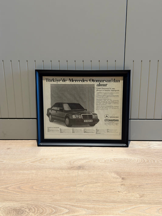 Mercedes Otomarsan Vintage Gazete Reklamı