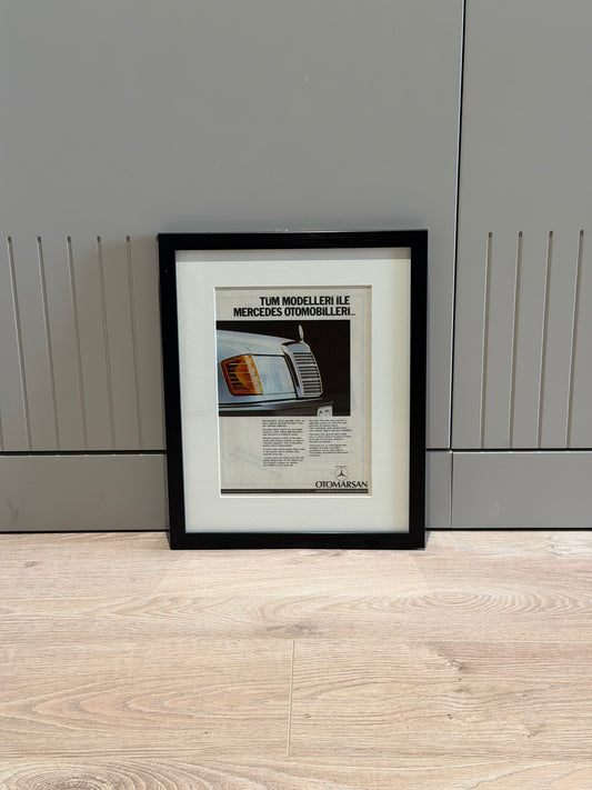 Mercedes Otomarsan Vintage Dergi Reklamı