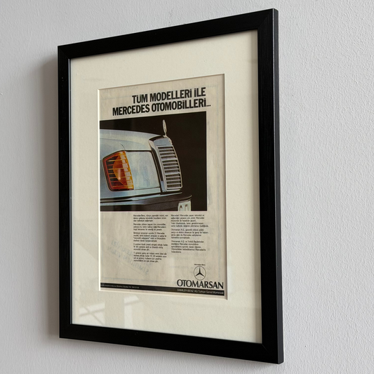 Mercedes Otomarsan Vintage Orijinal Türkiye Dönem Reklamıdır (Sonradan Baskı Değildir)