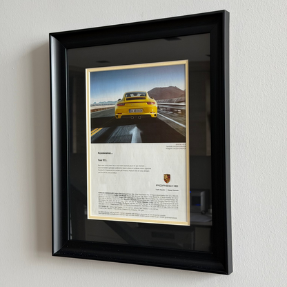 Porsche 911 Endüstriyel Tasarım İkonu. Orijinal Türkiye Dönem Reklamıdır (Sonradan Baskı Değildir)