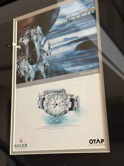 Rolex Explorer II Otap “Perpetual Spirit” Orijinal Dönem Reklamıdır (Sonradan Baskı Değildir)