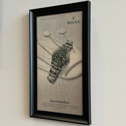 Rolex Submariner Hulk Orijinal Türkiye Dönem Reklamıdır (Sonradan Baskı Değildir)