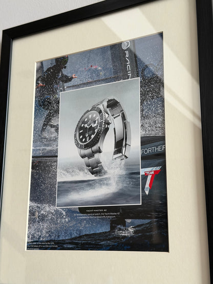 Rolex Yachtmaster 42 Titanium. Orijinal Dönem Reklamıdır (Sonradan Baskı Değildir)
