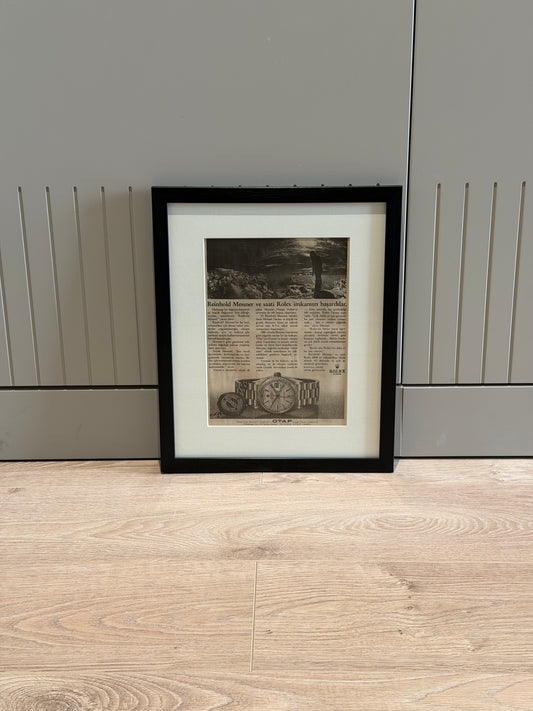 Rolex Daydate  Reinhold Messner / Everest  Türkiye Dönem Reklamı | OTAP |