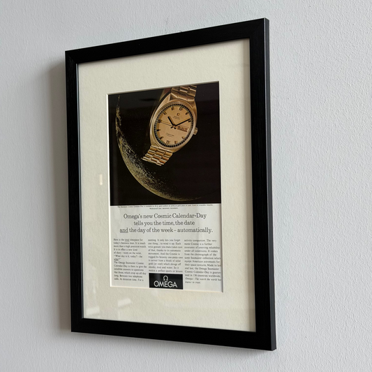 OMEGA Seamaster Cosmic Calendar Day Orijinal Dönem Reklamıdır (Sonradan Baskı Değildir)