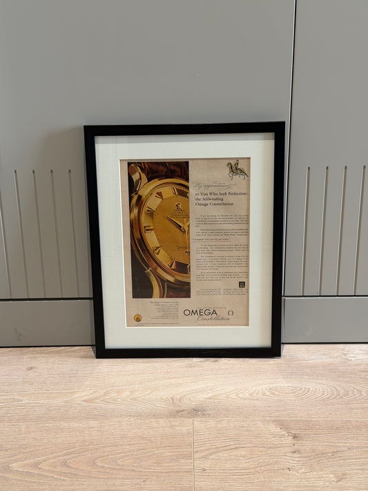 OMEGA Constellation De Luxe Vintage Reklamı