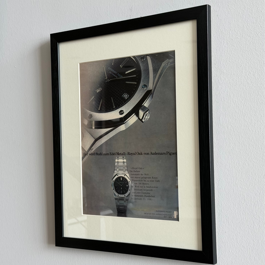 Audemars Piguet Royal Oak 1970 Vintage Orijinal Dönem Reklamıdır (Sonradan Baskı Değildir)