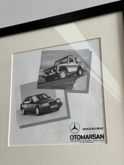 Mercedes-Benz G-Class Cabrio – Türkiye Orijinal Dönem Reklamıdır (Sonradan Baskı Değildir)