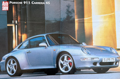 Auto Show Türkiye – Porsche 911 Carrera 4S (993) Orijinal Dergi Posteridir (Sonradan Baskı Değildir).