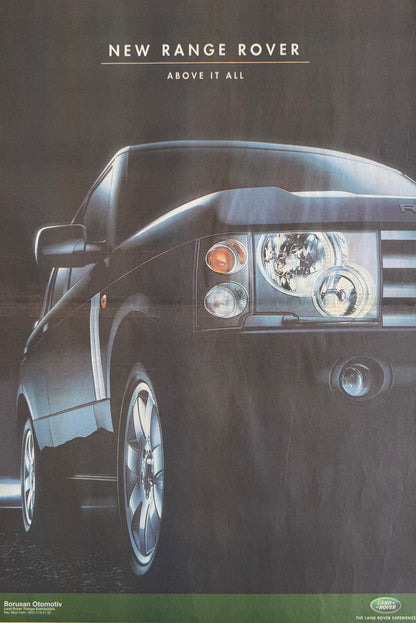 Range Rover (L322) – “Above It All”  2002 Türkiye Orijinal Dönem Reklam Sayfasıdır (Sonradan Baskı Değildir).
