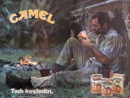Camel – “Tadı Keşfedin” 1993 Orijinal Türkiye Dönem Reklamıdır (Sonradan Baskı Değildir)