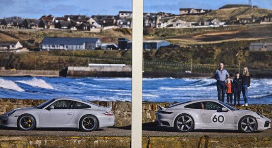Porsche 911 – The Road Home  Orijinal Dönem Çift Sayfa Reklamı (Sonradan Baskı Değildir)