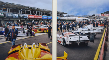 Porsche Race Track Gathering - Orijinal Dönem Çift Sayfa Reklamı (Sonradan Baskı Değildir)