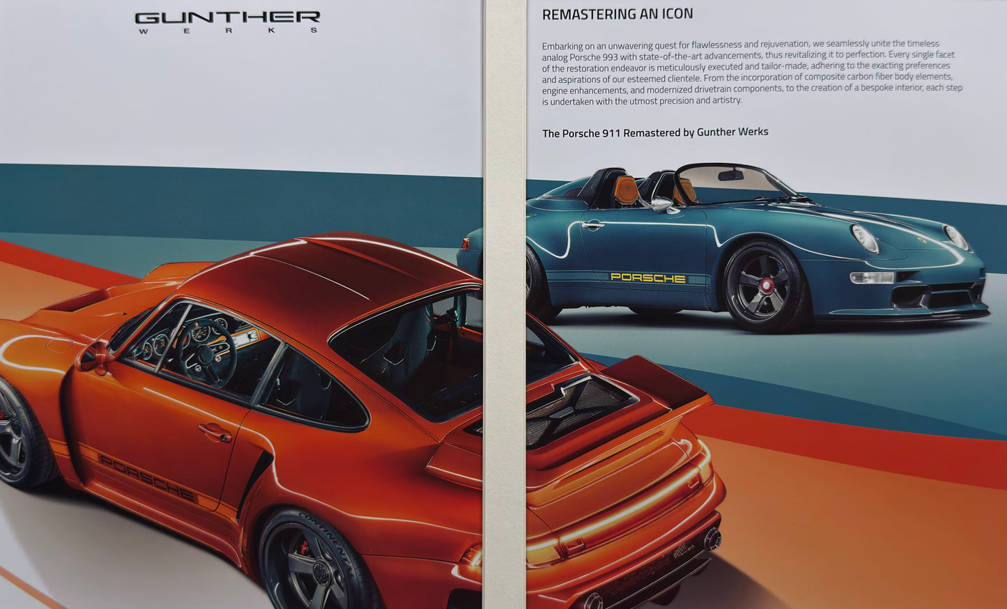 Gunther Werks 911 Remastered  Orijinal Dönem Çift Sayfa Reklamı (Sonradan Baskı Değildir)