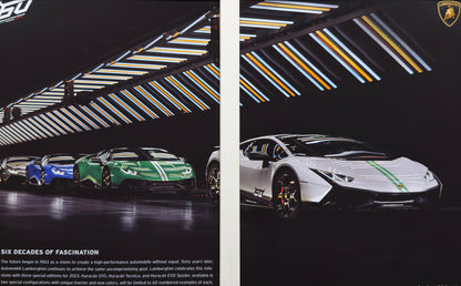 Lamborghini – Six Decades of Fascination  Orijinal Dönem Çift Sayfa Reklamı (Sonradan Baskı Değildir)