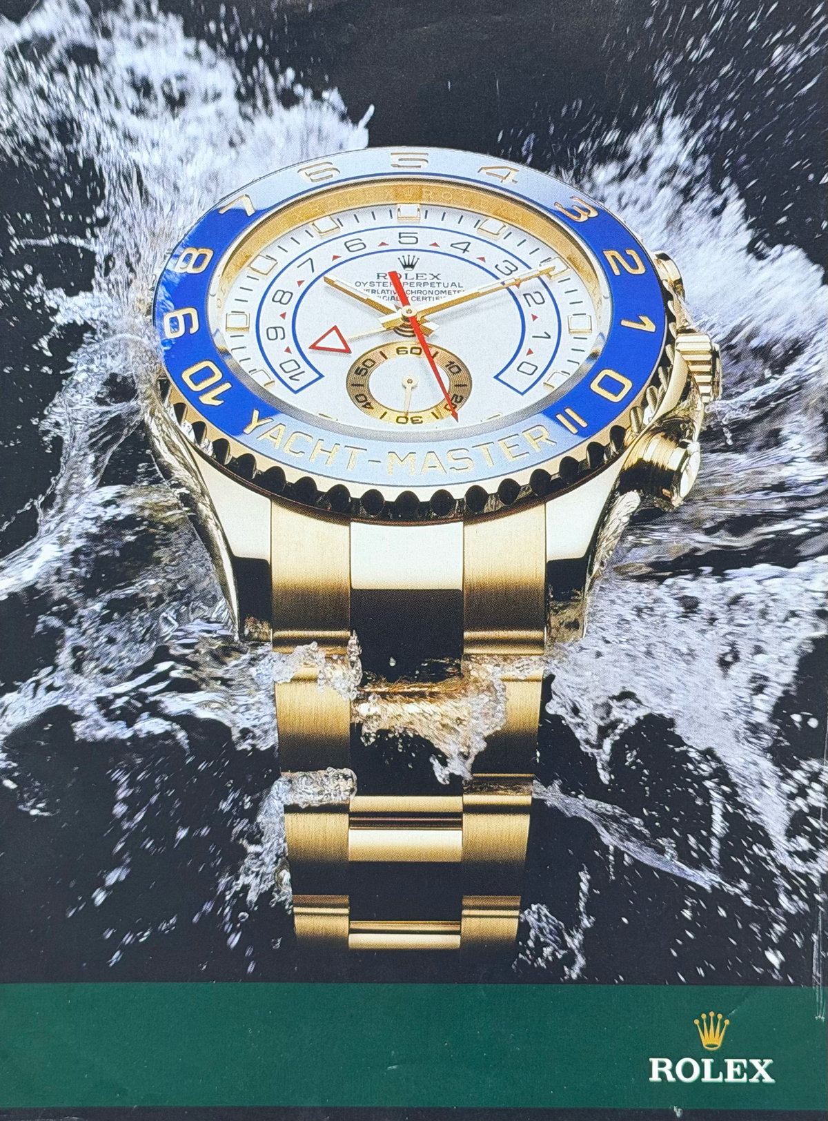 Rolex Yacht-Master II Ref. 116688 Orijinal Dönem Reklamıdır (Sonradan Baskı Değildir)