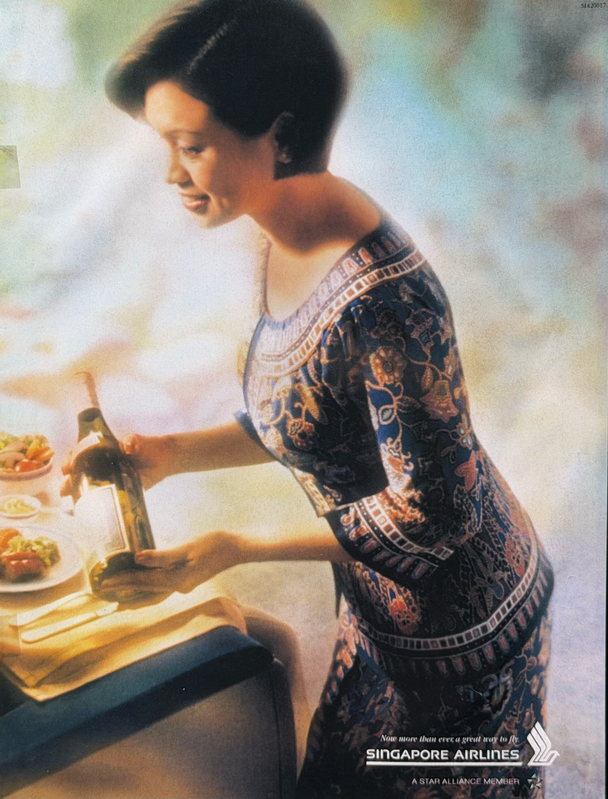 Singapore Airlines Vintage İngilizce Orijinal Dönem Reklamıdır (Sonradan Baskı Değildir)