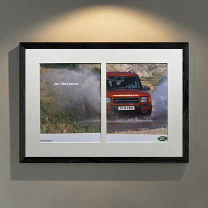 Land Rover Discovery 2001 Türlü Macera - Orijinal Dönem Çift Sayfa Reklamı (Sonradan Baskı Değildir)