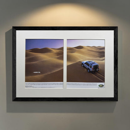 Land Rover Kasisli Yol - Orijinal Dönem Çift Sayfa Reklamı (Sonradan Baskı Değildir)
