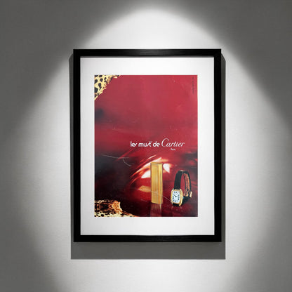 Must de Cartier Koleksiyonu “Paris Elegance” 1973 Orijinal Dönem Reklamıdır (Sonradan Baskı Değildir).
