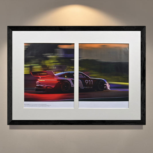 Porsche 911 GT3 R Rennsport  Orijinal Dönem Çift Sayfa Reklamı (Sonradan Baskı Değildir)