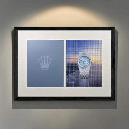 Rolex — The Crown & Land-Dweller Platinum - Orijinal Dönem Reklamıdır (Sonradan Baskı Degildir)