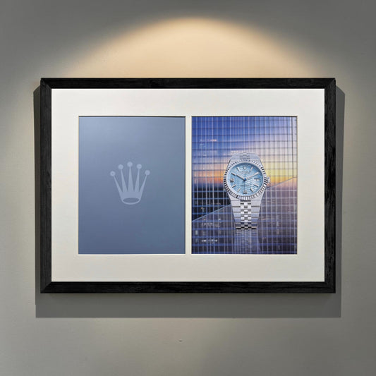 Rolex — The Crown & Land-Dweller Platinum - Orijinal Dönem Reklamıdır (Sonradan Baskı Degildir)