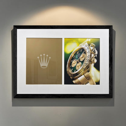 Rolex Daytona Green Dial – Altının Gücü, Zamanın İkonu - Orijinal Dönem Reklamıdır (Sonradan Baskı Degildir)