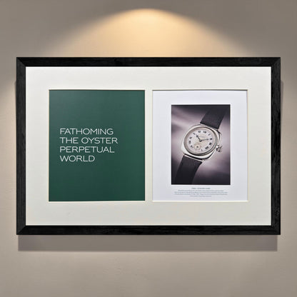 Rolex — The Birth of an Icon - Orijinal Dönem Reklamıdır (Sonradan Baskı Degildir)