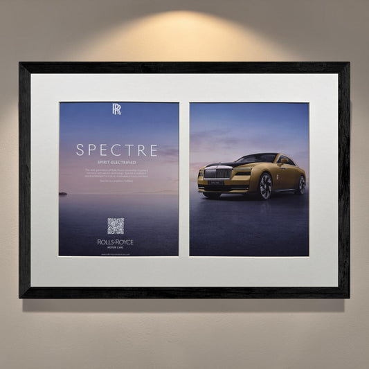 Rolls Royce Spectre Spirit Electrified - Orijinal Dönem Çift Sayfa Reklamı (Sonradan Baskı Değildir)