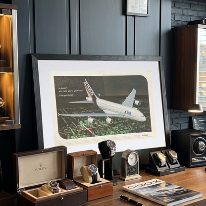 Airbus A380 Vintage İngilizce Orijinal Dönem Reklamıdır (Sonradan Baskı Değildir)