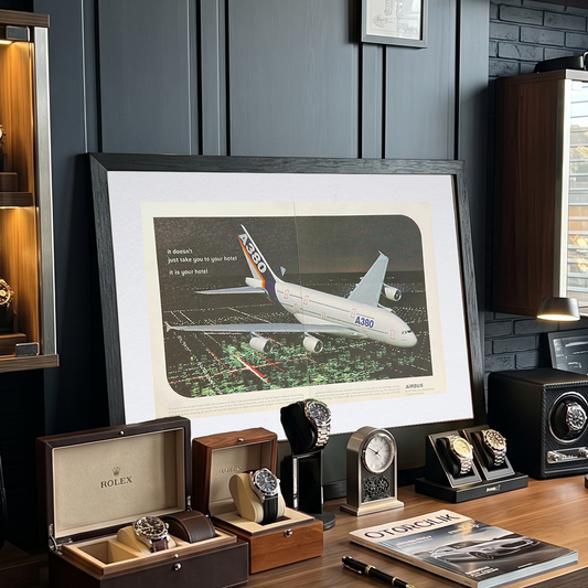 Airbus A380 Vintage İngilizce Orijinal Dönem Reklamıdır (Sonradan Baskı Değildir)