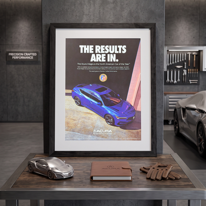 2023 Acura Integra “North American Car of the Year” Orijinal Dergi Reklamıdır (Sonradan Baskı Değildir)