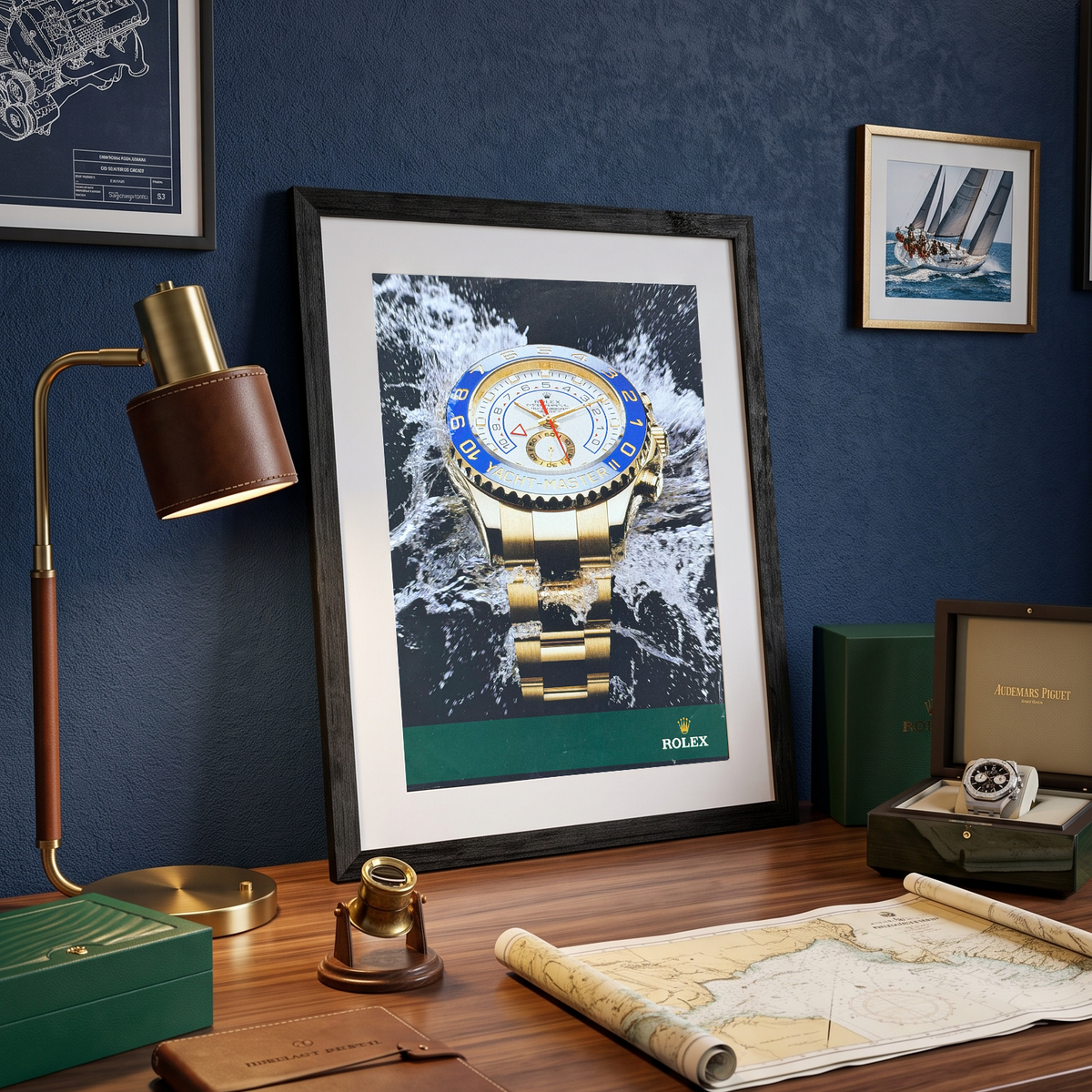Rolex Yacht-Master II Ref. 116688 Orijinal Dönem Reklamıdır (Sonradan Baskı Değildir)