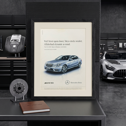 Mercedes-Benz E 63 AMG W212 Orijinal Dönem Reklamıdır (Sonradan Baskı Değildir)
