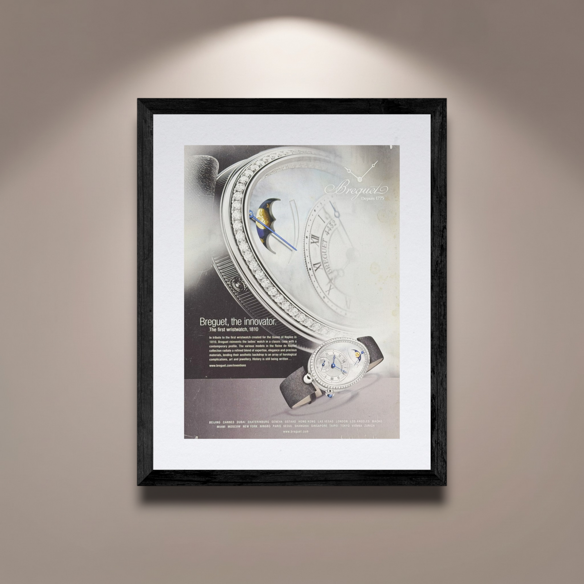 Breguet Orijinal Dönem Reklamıdır (Sonradan Baskı Değildir)