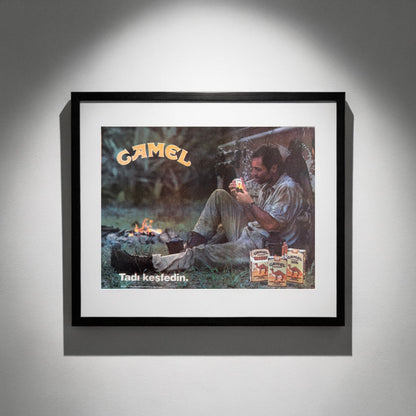 Camel – “Tadı Keşfedin” 1993 Orijinal Türkiye Dönem Reklamıdır (Sonradan Baskı Değildir)