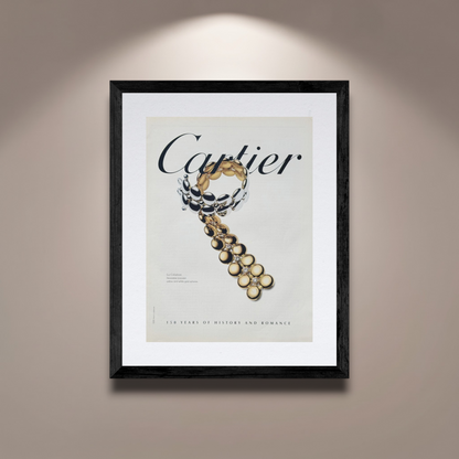 Cartier La Création Orijinal Dönem Reklamıdır (Sonradan Baskı Değildir)