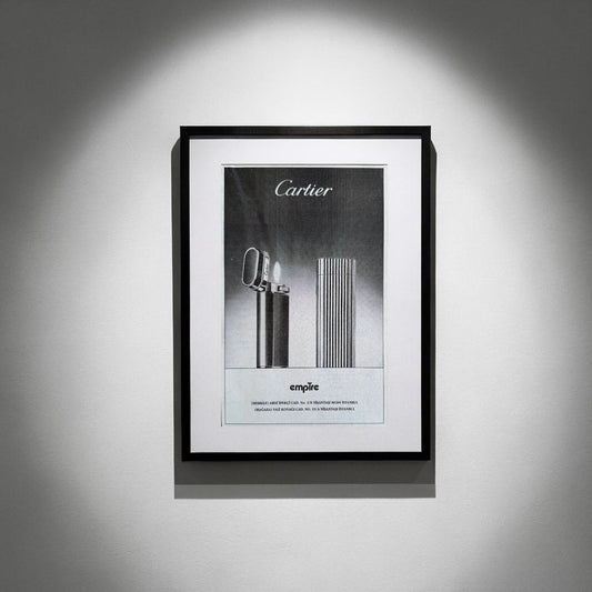 Cartier Aksesuar Koleksiyonu “Timeless Objects” 1995 Orijinal Türkiye Dönem Reklamıdır (Sonradan Baskı Değildir).