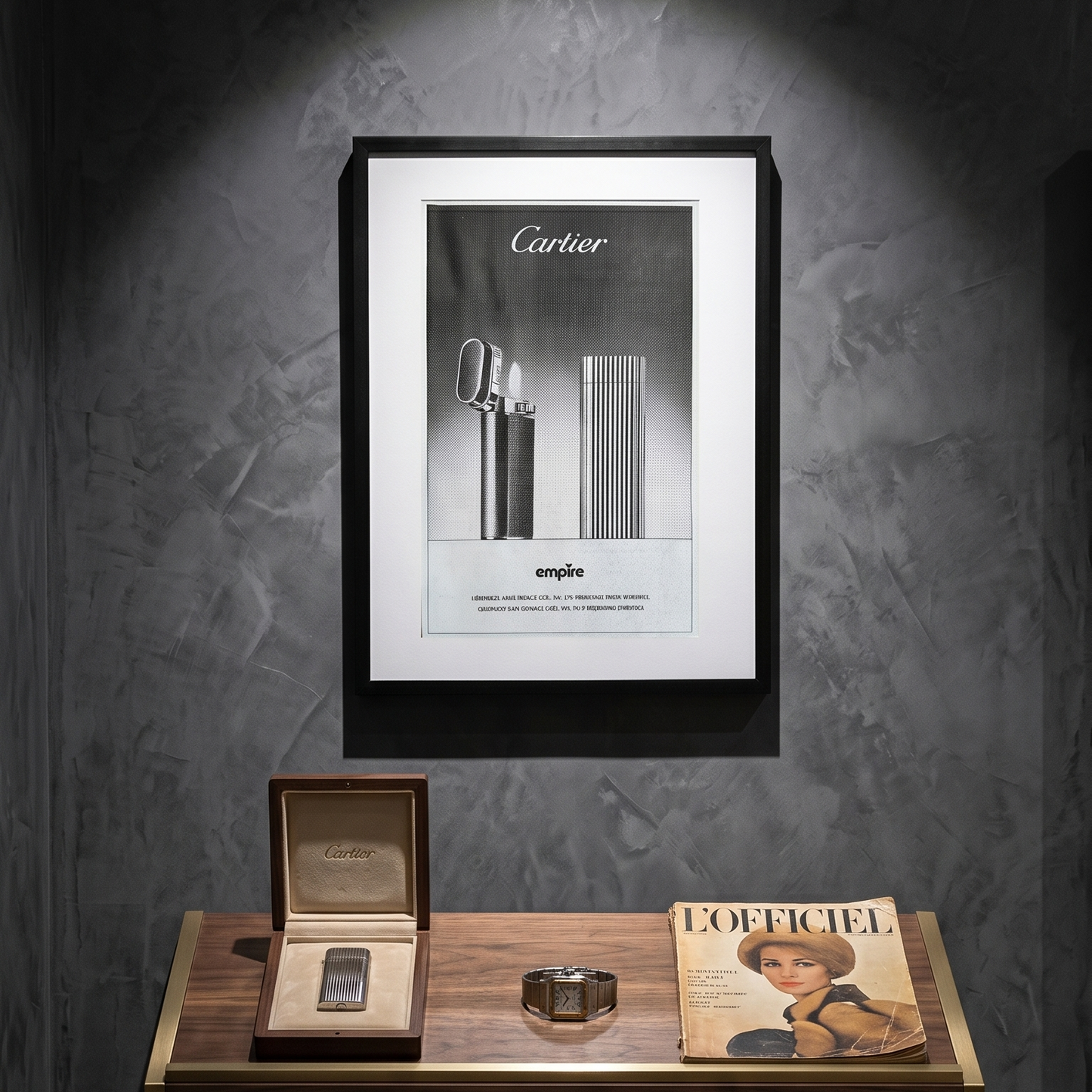 Cartier Aksesuar Koleksiyonu “Timeless Objects” 1995 Orijinal Türkiye Dönem Reklamıdır (Sonradan Baskı Değildir).