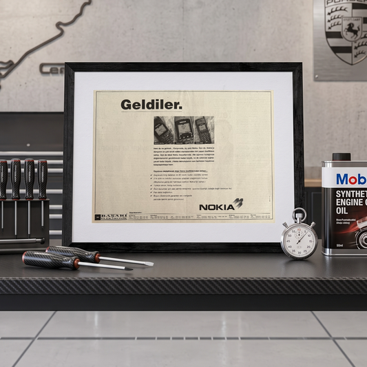 Nokia “Geldiler” 2110i, 8110 ve 5000 1990’lar Türkçe Orijinal Dönem Reklamıdır (Sonradan Baskı Değildir)