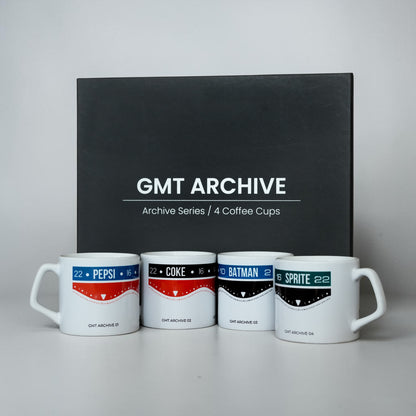 GMT Archive – Watch Collector Coffee Cup Set (4’lü Koleksiyon)