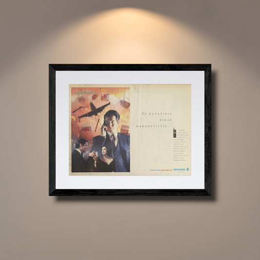 Ericsson James Bond “Tomorrow Never Dies” 1997 Türkçe Orijinal Dönem Reklamıdır (Sonradan Baskı Değildir)