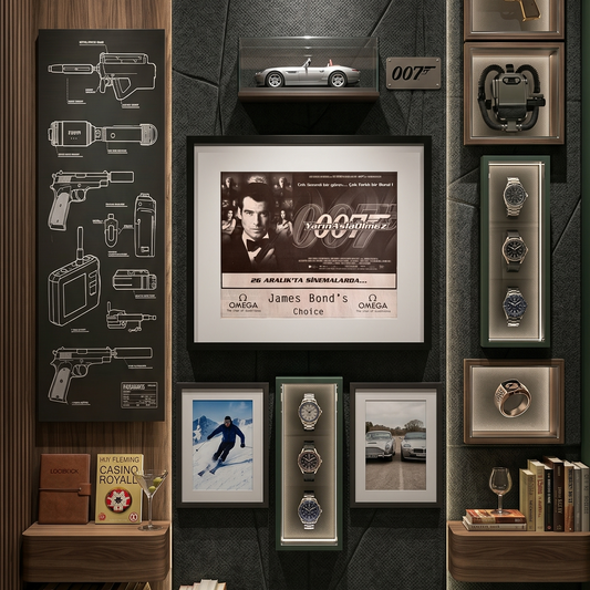 Omega × James Bond “Tomorrow Never Dies” Orijinal Türkiye Dönem Reklamıdır (Sonradan Baskı Değildir).