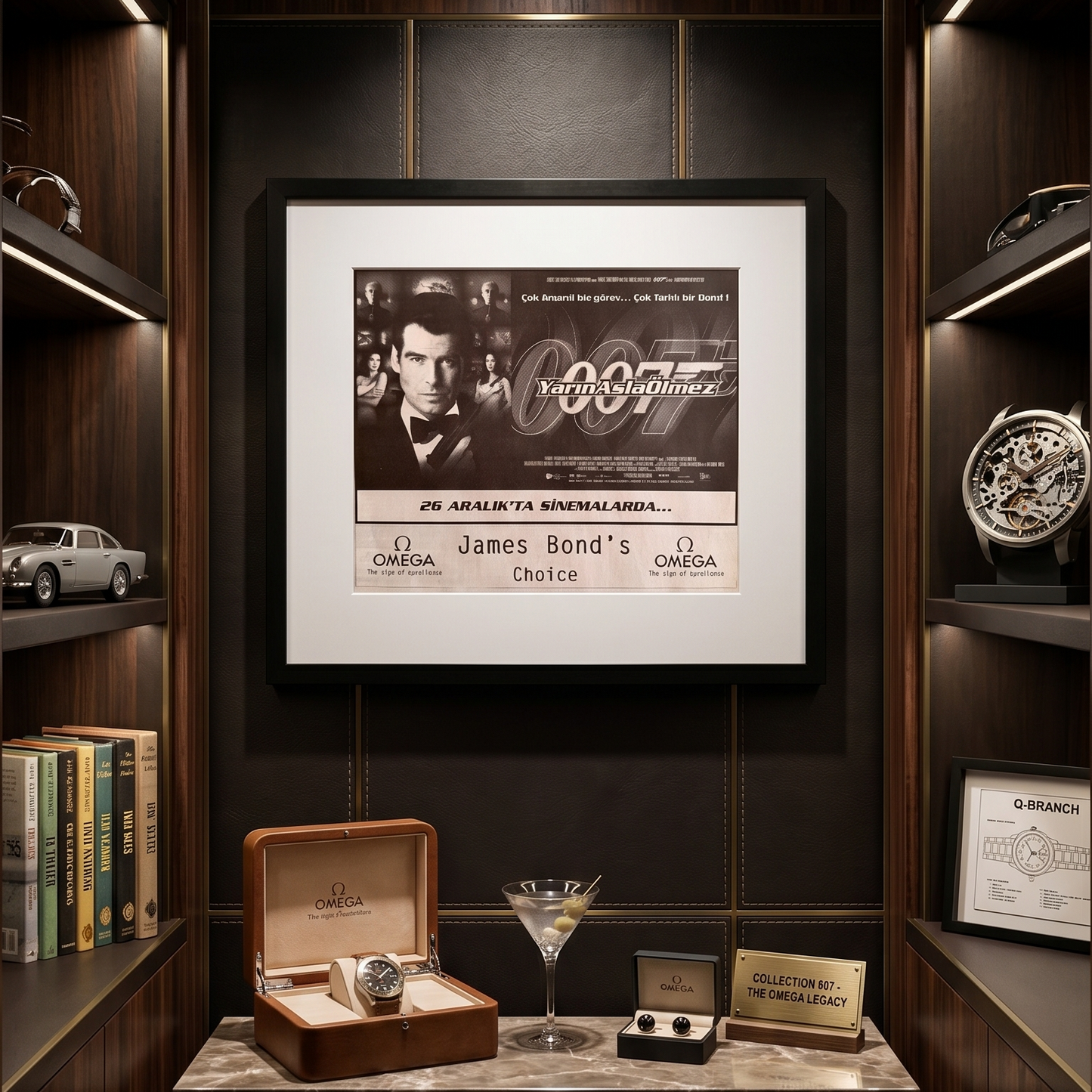 Omega × James Bond “Tomorrow Never Dies” Orijinal Türkiye Dönem Reklamıdır (Sonradan Baskı Değildir).